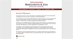 Desktop Screenshot of morgenroth-zick.com